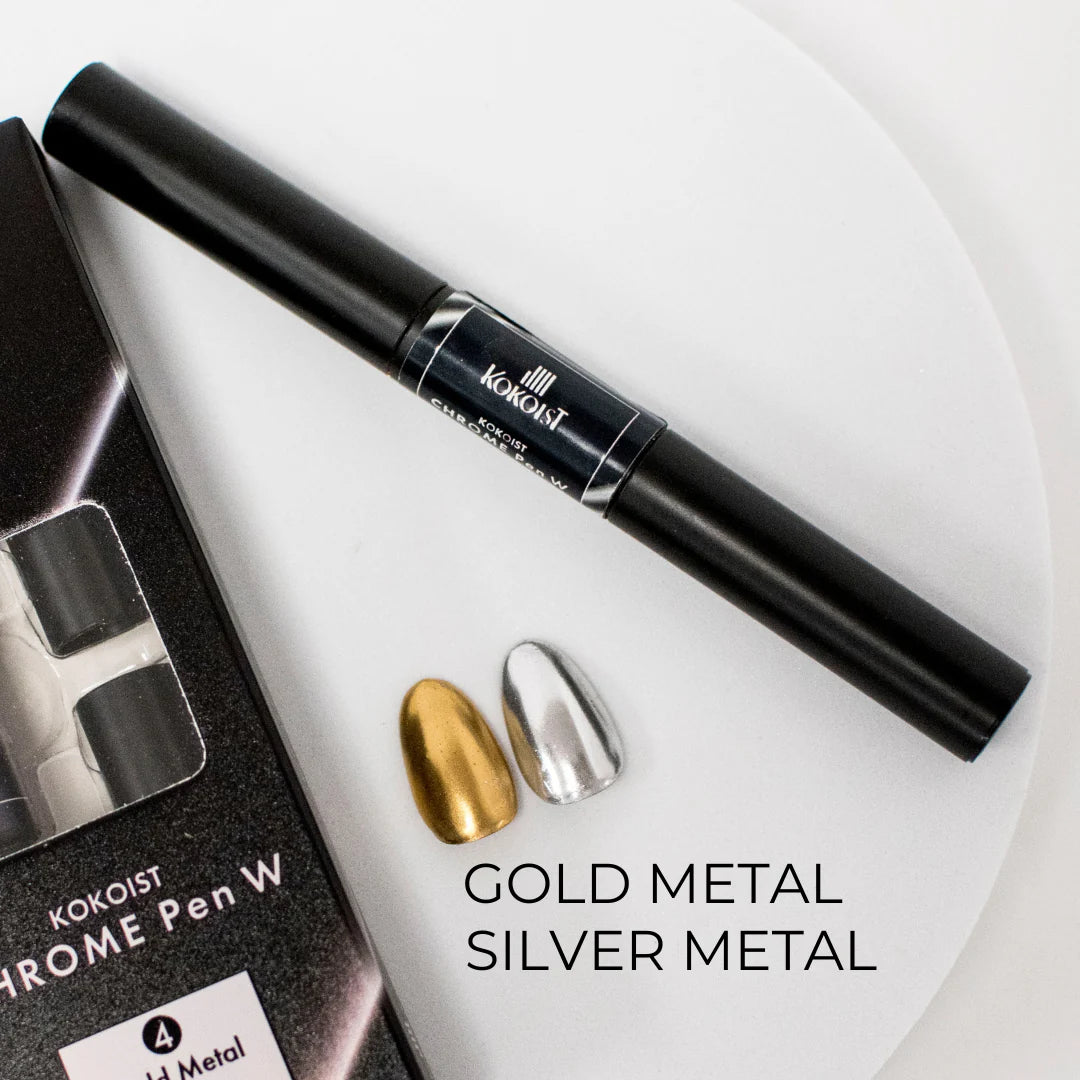 Kokoist - Chrome Pen W 04 Gold Metal x Silver Metal