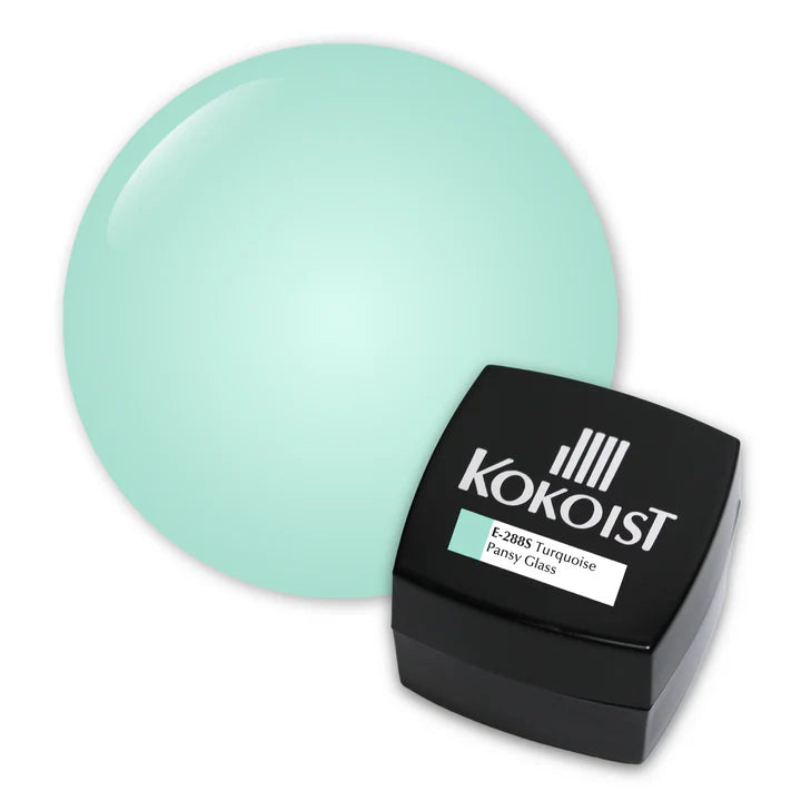 Kokoist - E-288S Turquoise Pansy Glass