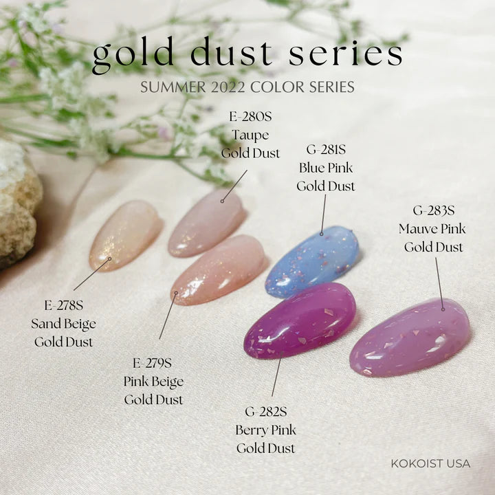 Kokoist - G-282S Berry Pink Gold Dust