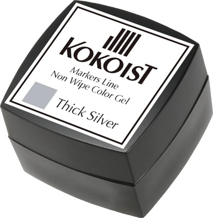 Kokoist - ML-04 Markers Line Non Wipe Color Gel Thick Silver