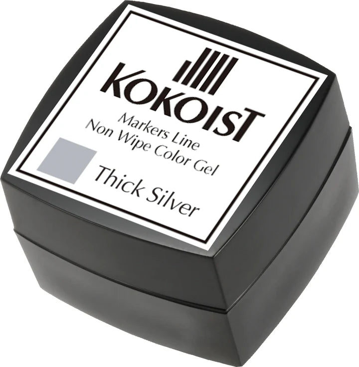 Kokoist - ML-04 Markers Line Non Wipe Color Gel Thick Silver