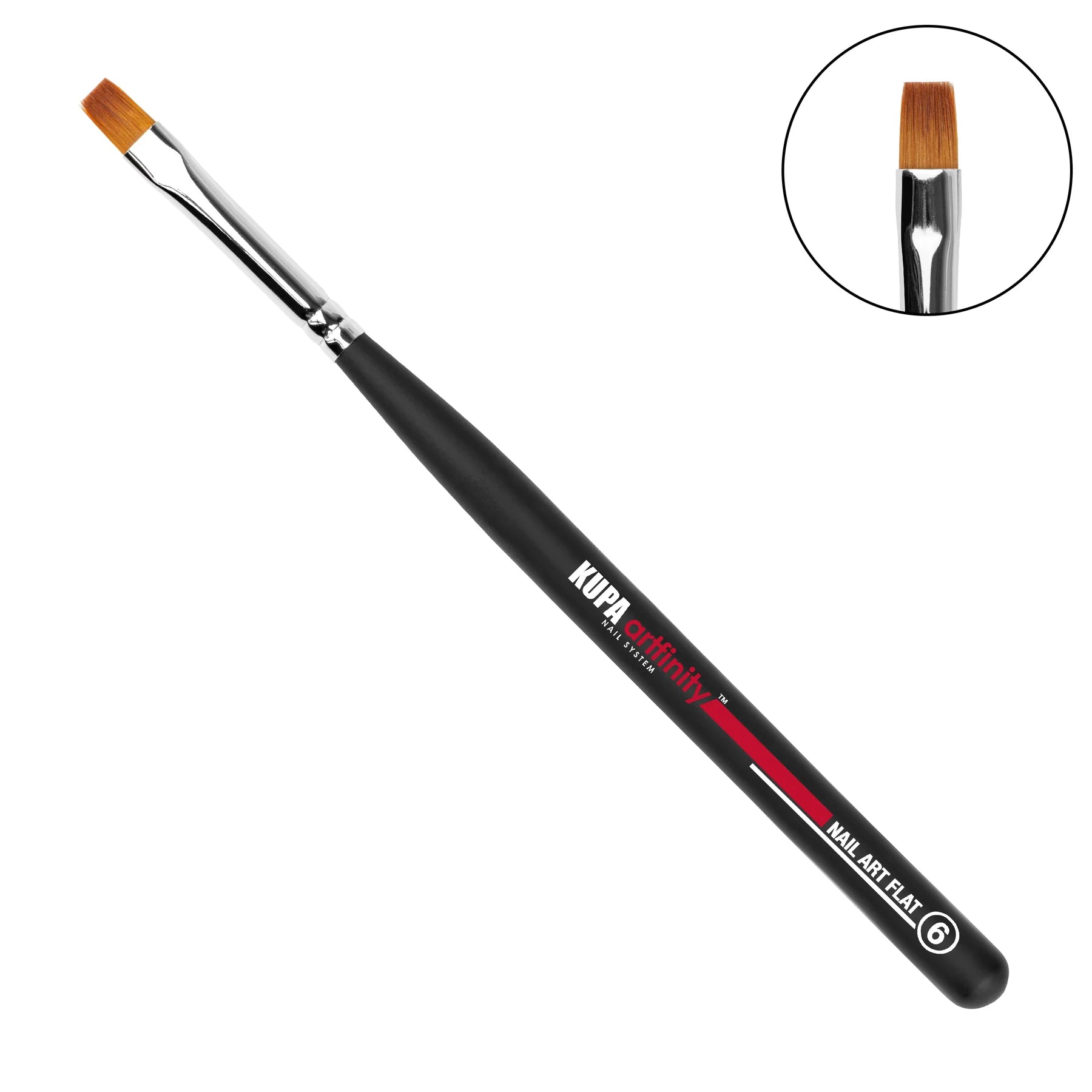 Kupa - Artfinity Nail Art Flat Brush #6