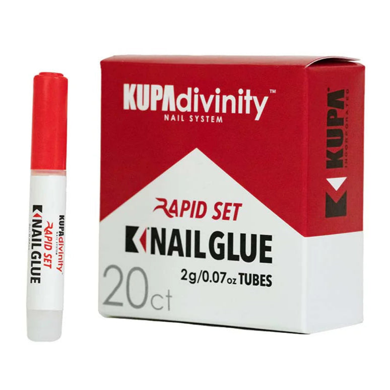 Kupa - Divinity Rapid Set Nail Glue Tube, 20 Pack