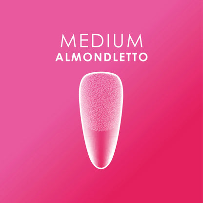Kupa - Gelfinity EnrichRx Soft Gel Tips Almondletto Medium, 550pc