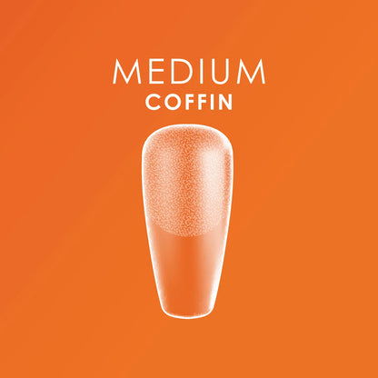 Kupa - Gelfinity EnrichRx Soft Gel Tips Coffin Medium, 550pc