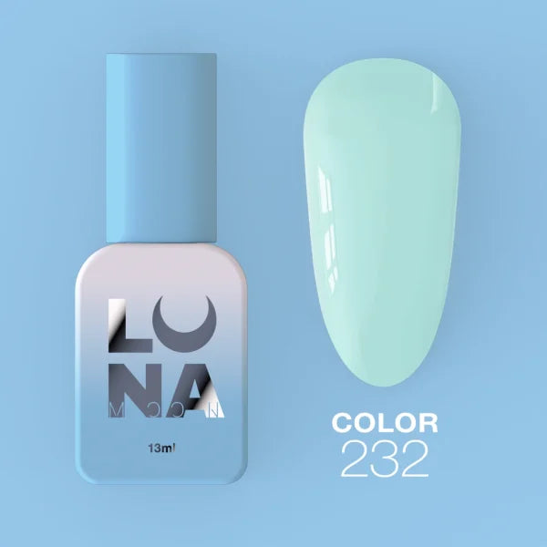 Luna - Gel polish #232 (Blue), 13ml