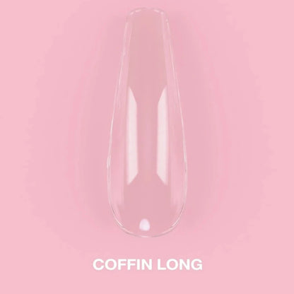 GEL TIPS COFFIN LONG (500PCS) - LUNA