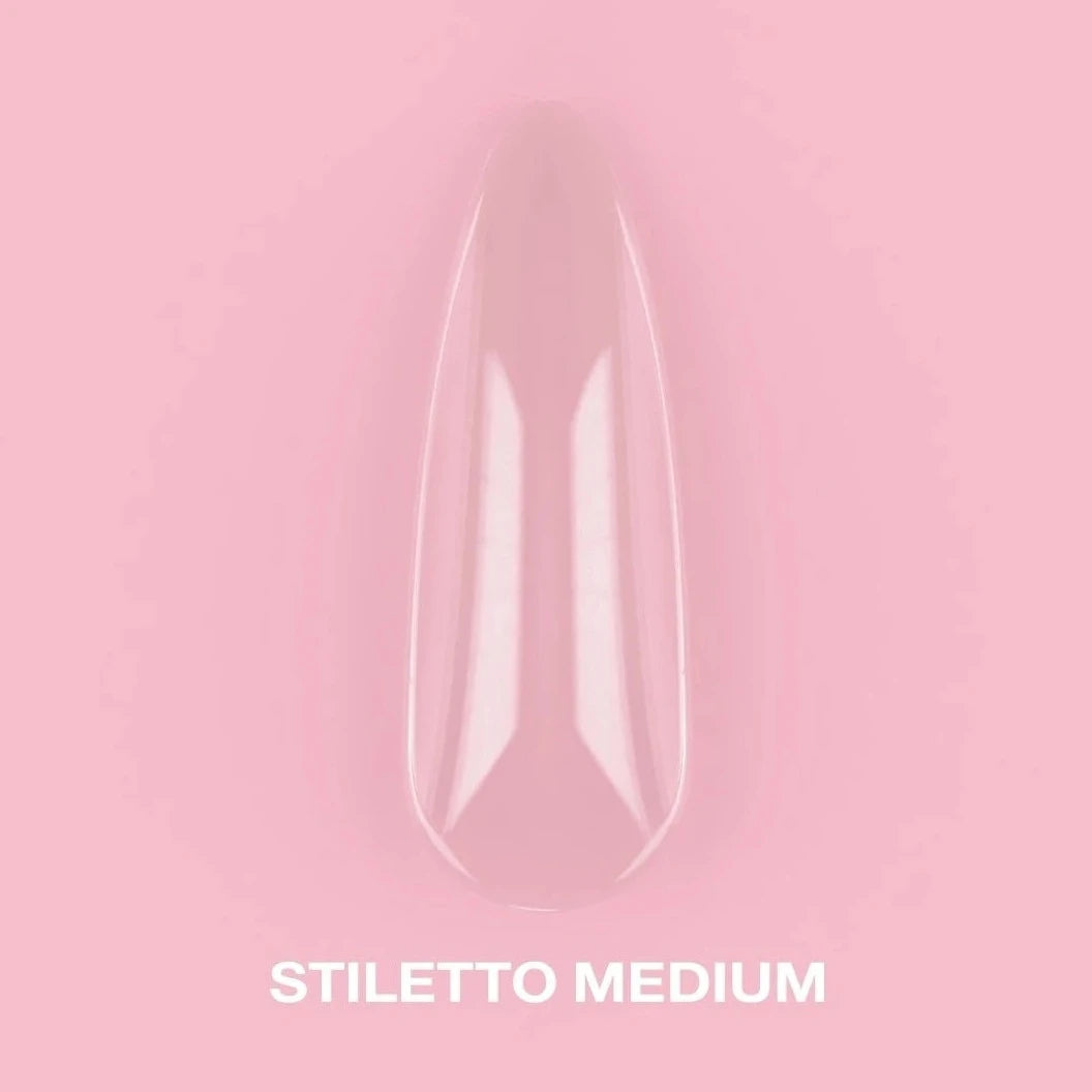 GEL TIPS STILETTO MEDIUM (500PCS) - LUNA™
