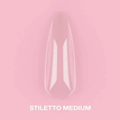 GEL TIPS STILETTO MEDIUM (500PCS) - LUNA™