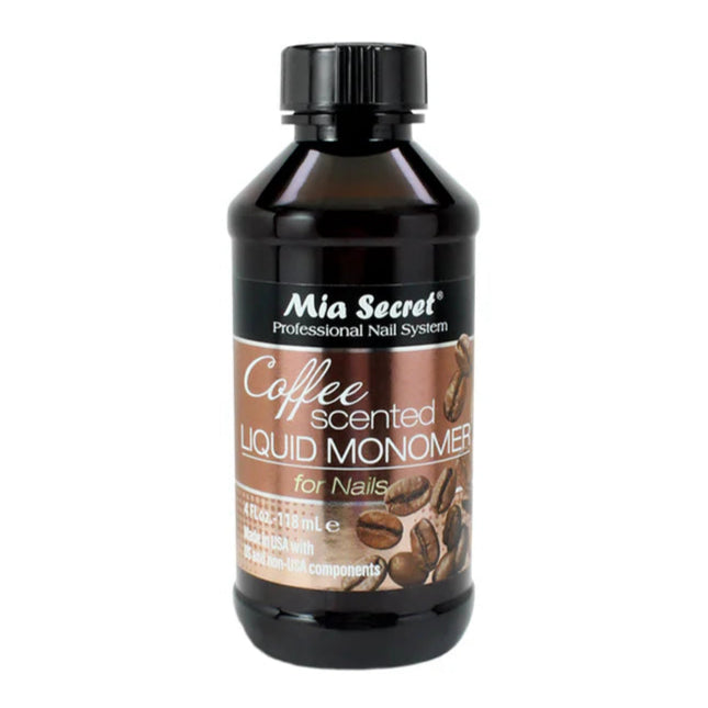 Mia Secret - Coffee Scented Liquid Monomer, 4oz