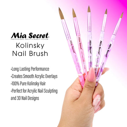 Mia Secret - Kolinsky Nail Brushes Art #6 OR (3D)