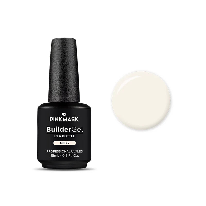 Pink Mask - Builder Gel in a Bottle Milky