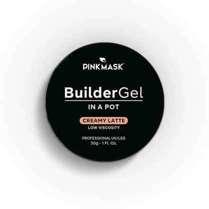 Pink Mask - Builder Gel in a Pot Creamy Latte