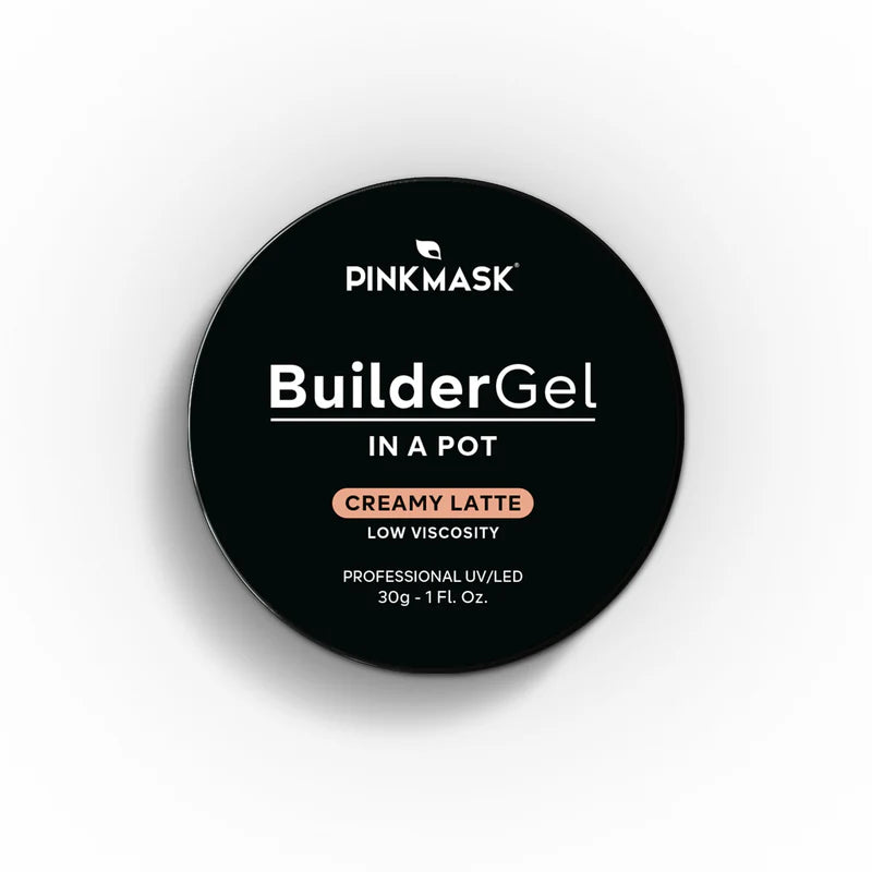 Pink Mask - Builder Gel in a Pot Creamy Latte