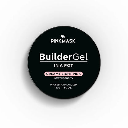 Pink Mask - Builder Gel in a Pot Creamy Light Pink