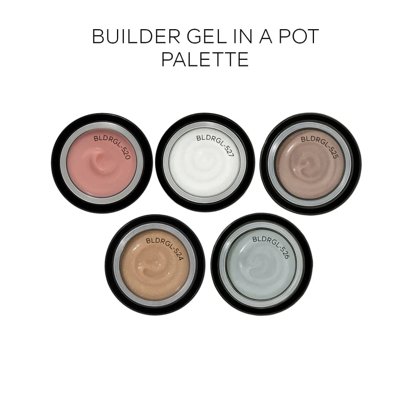 Pink Mask - Builder Gel in a Pot Shimmer Camel