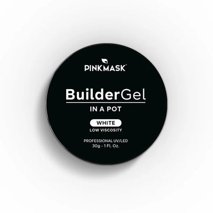 Pink Mask - Builder Gel White, 15ml and 30g