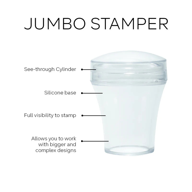 Pink Mask - Clear Jumbo Stamper