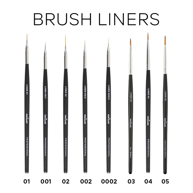 Pink Mask - Gel Brush Liner 000/2