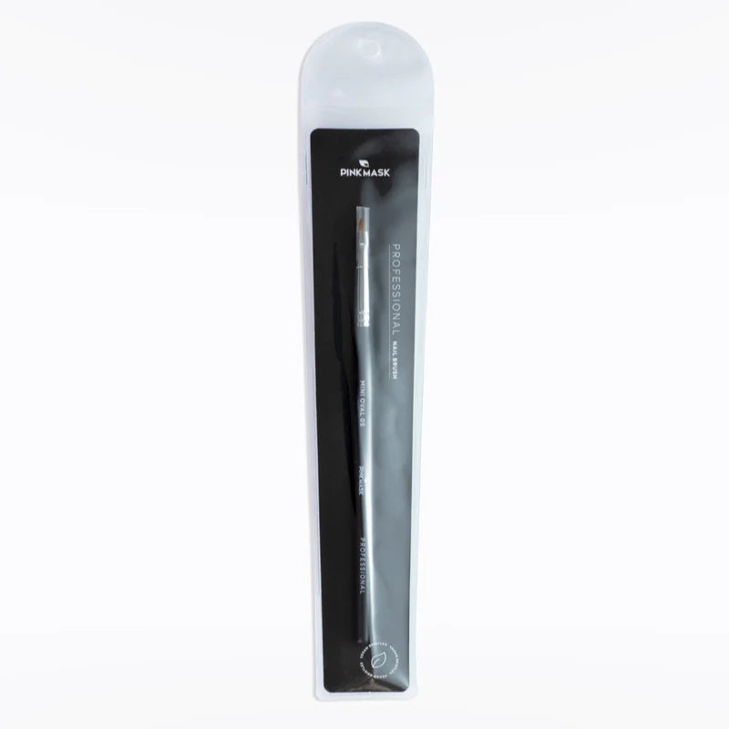 Pink Mask - Gel Brush Mini Oval 05