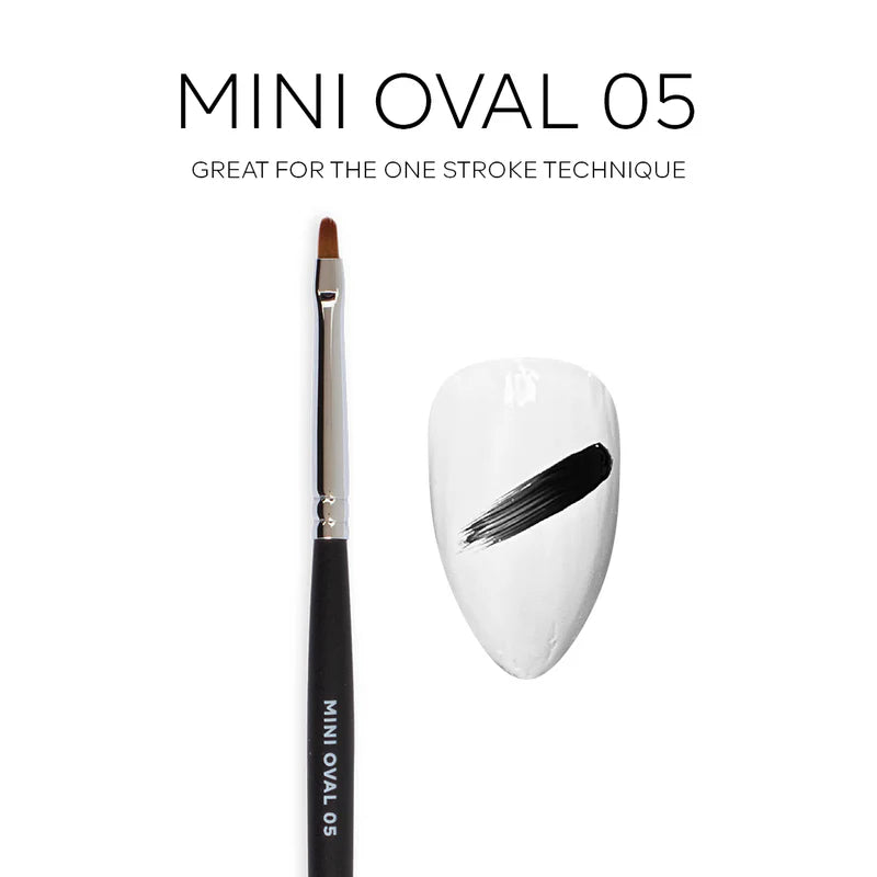 Pink Mask - Gel Brush Mini Oval 05