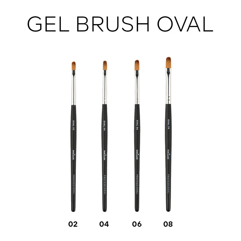 Pink Mask - Gel Brush Oval 04