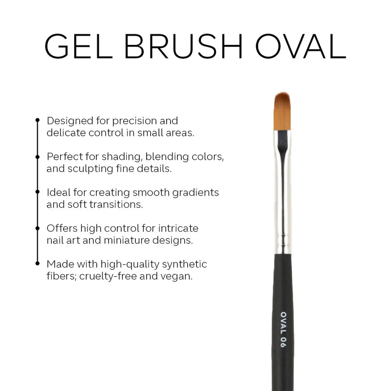 Pink Mask - Gel Brush Oval 06
