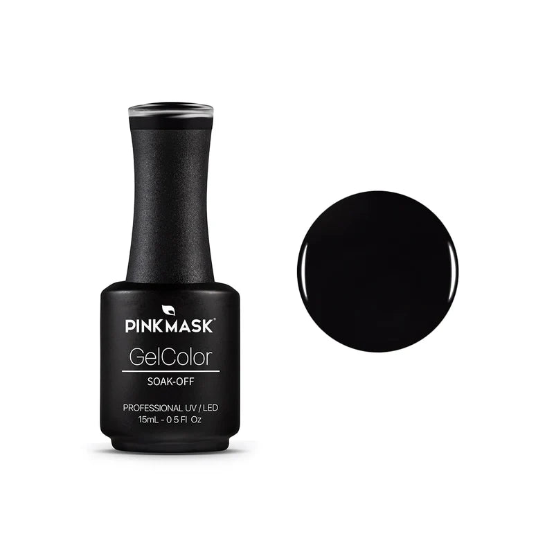 Pink Mask - Gel Color Back in Black