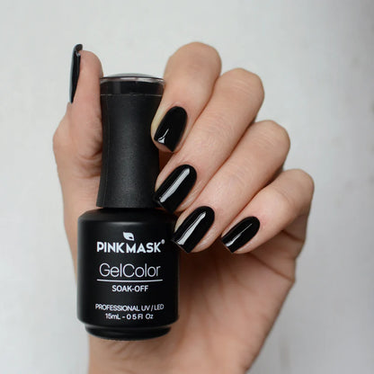 Pink Mask - Gel Color Back in Black