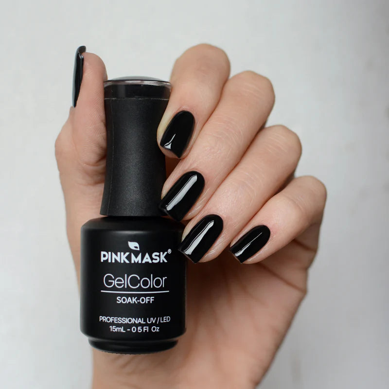 Pink Mask - Gel Color Back in Black