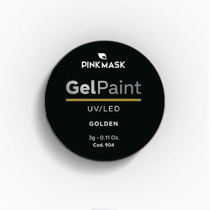 Pink Mask - Gel Paint Golden