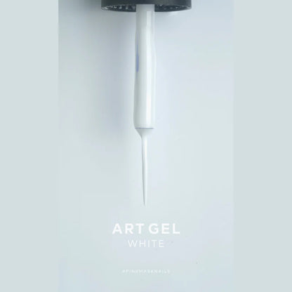 Pink Mask - Nail Art Gel White