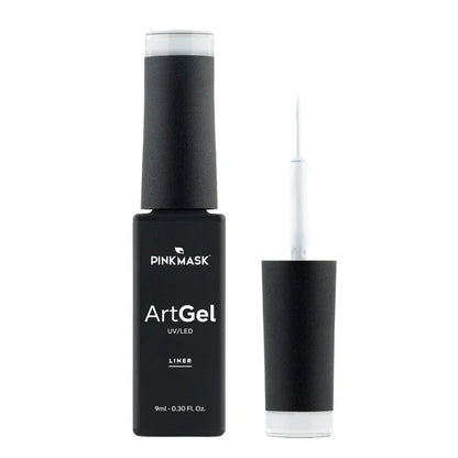 Pink Mask - Nail Art Gel White