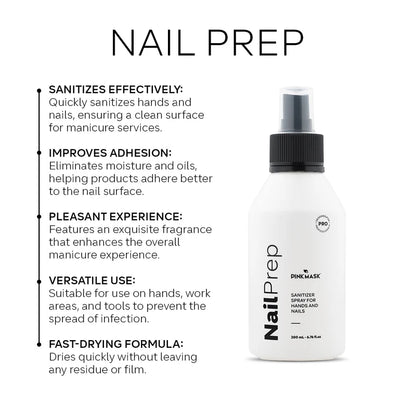 Pink Mask - Nail Prep Hand Sanitizer