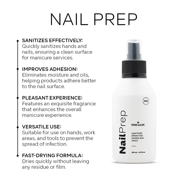 Pink Mask - Nail Prep Hand Sanitizer