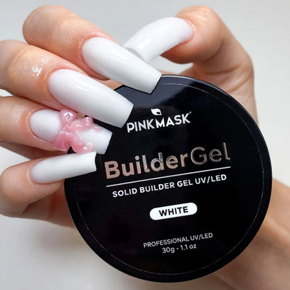 Pink Mask - Solid Builder Gel White