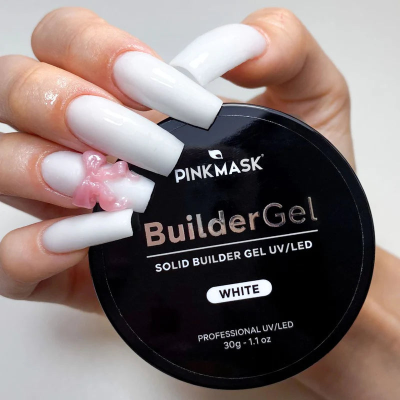 Pink Mask - Solid Builder Gel White