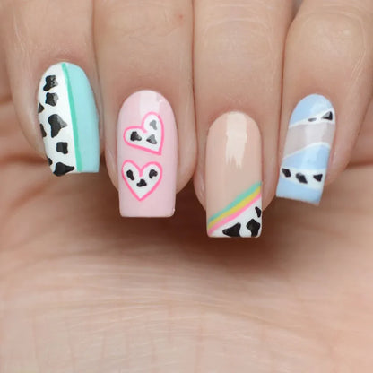 Pink Mask - Stamping Plate Animal Print