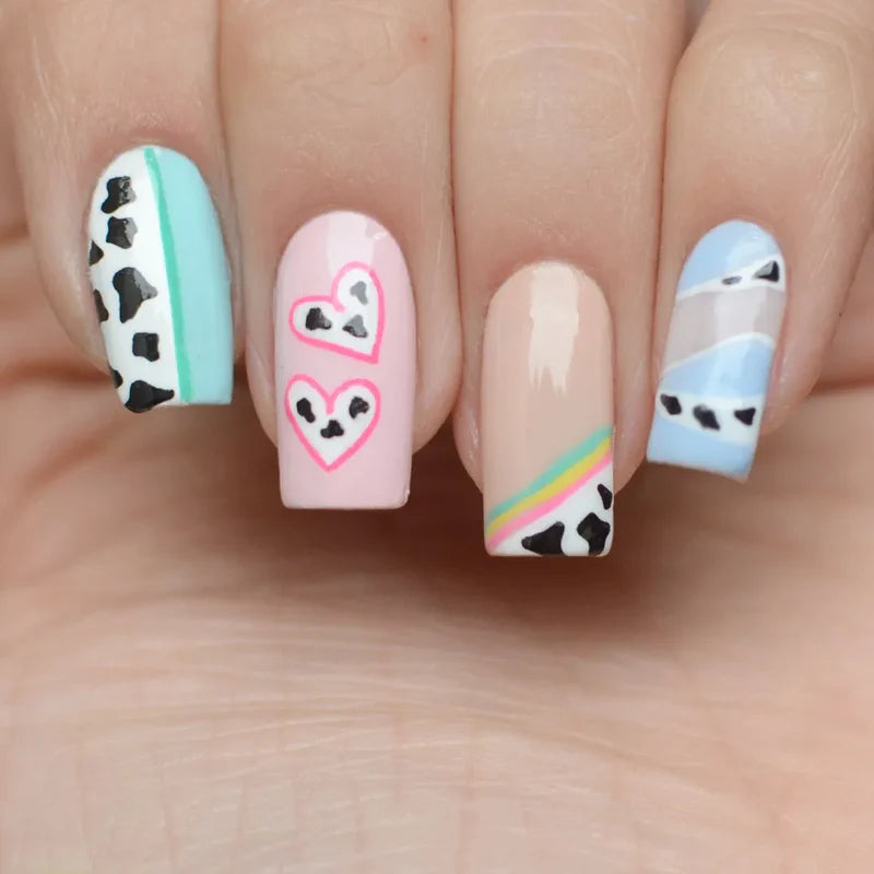 Pink Mask - Stamping Plate Animal Print