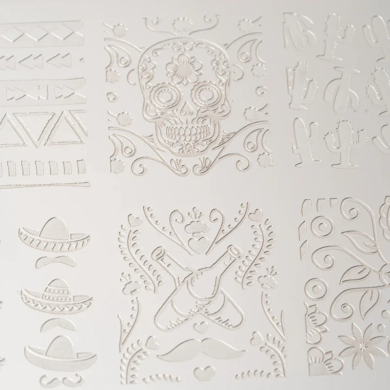 Pink Mask - Stamping Plate Mexico