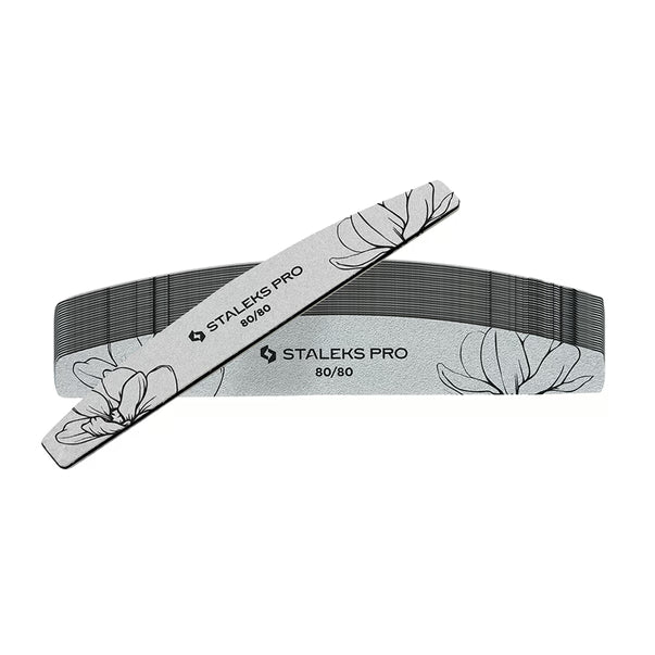 STALEKS - Crescent Mineral Nail File EXPERT 40 80/80 grit, 25pcs