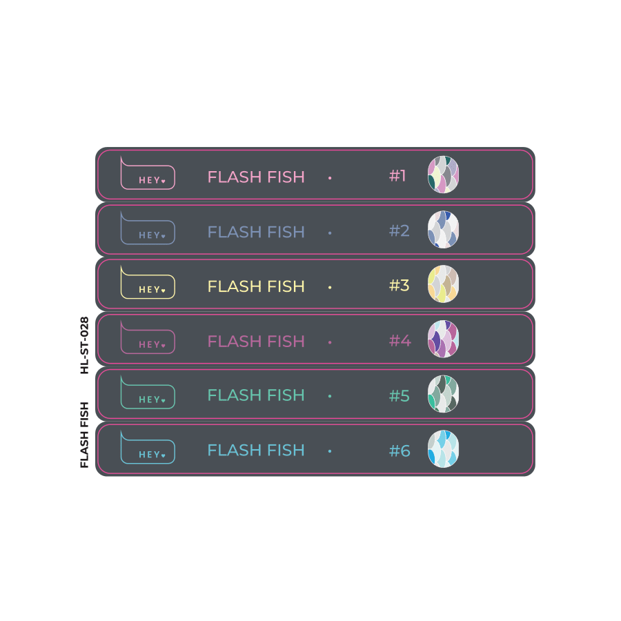 HEYLOVE - Stickers for Swatches Flash Collection #28