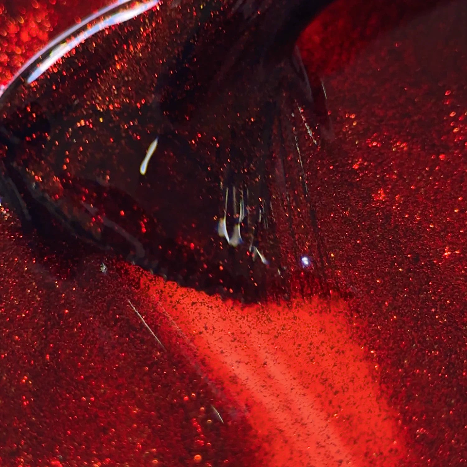 Premium ruby red magnetic cat eye gel polish