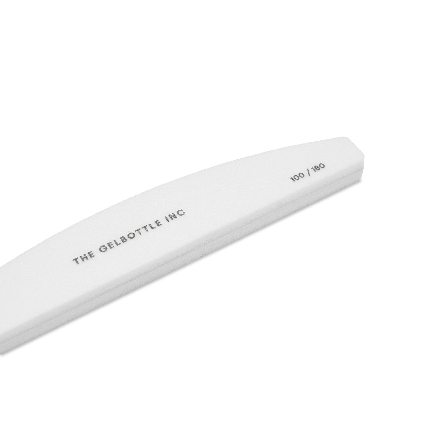 White Half Moon Nail Buffer 5 Pack