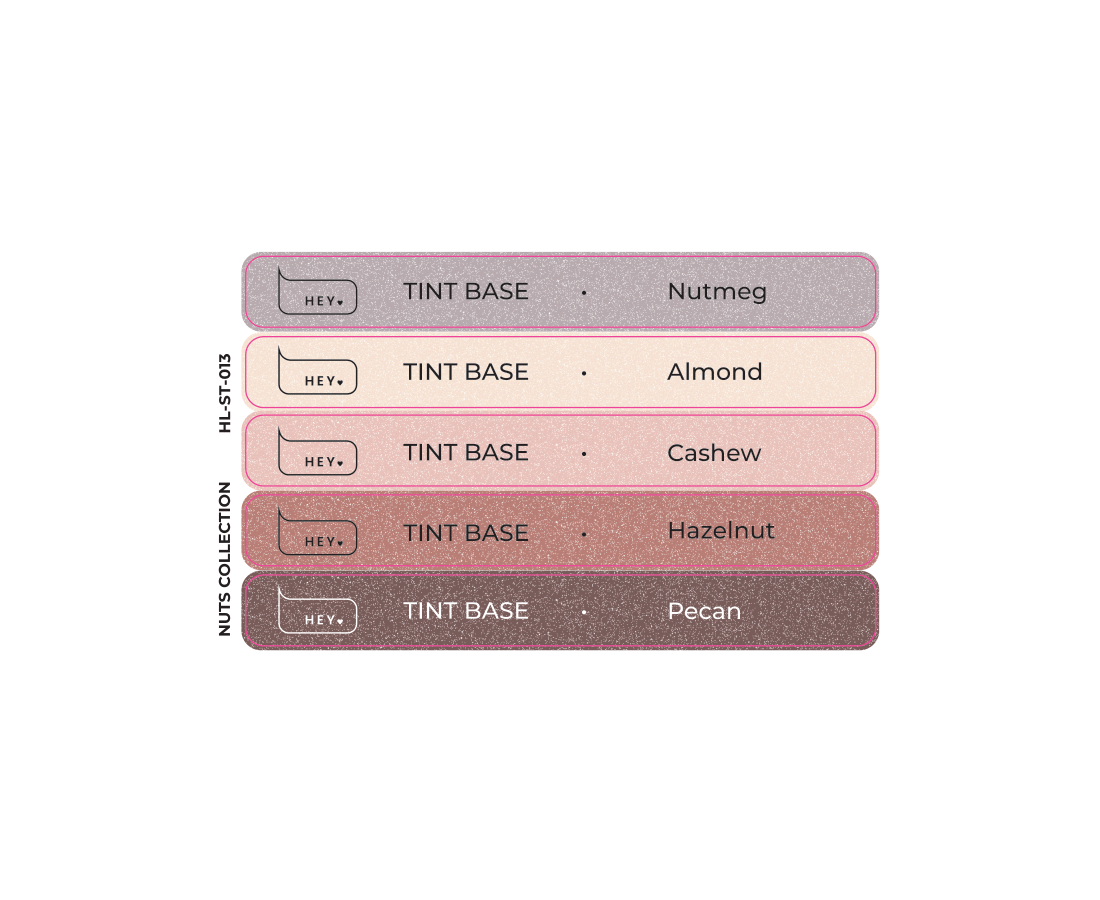 Stickers for swatches-Nuts collection- #13 - HeyLove
