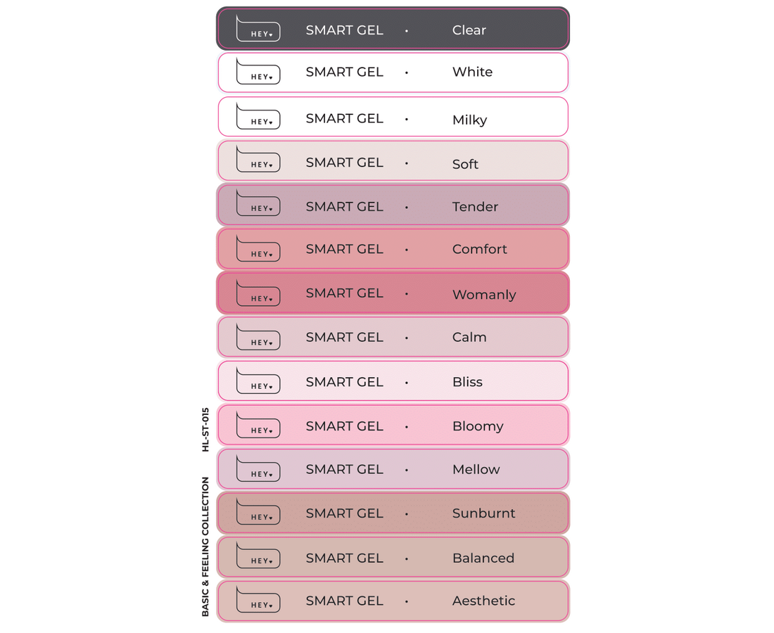 Stickers for swatches-Basic and Feeling collection- #15 - HeyLove