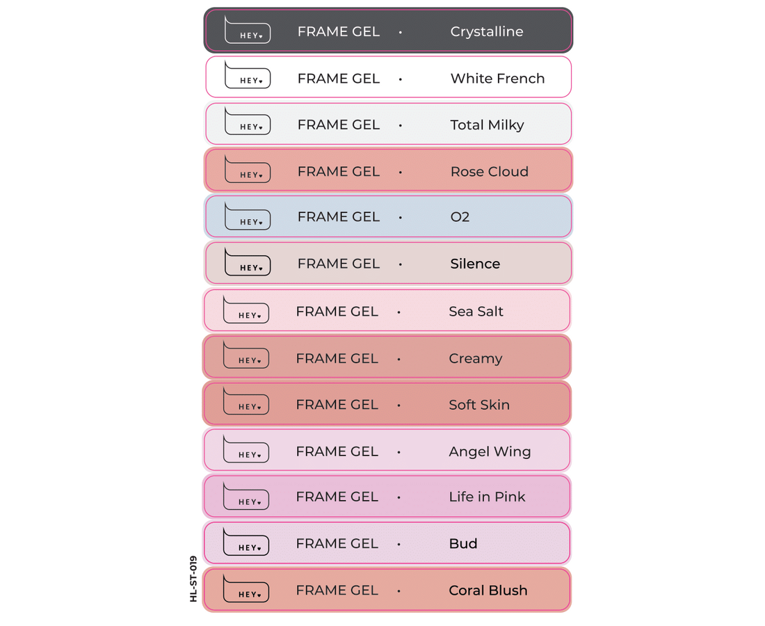 Stickers for swatches- Frame collection- #19 - HeyLove