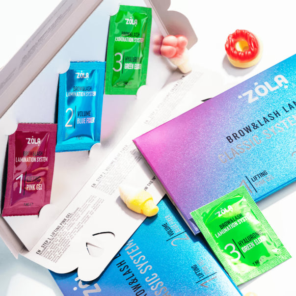 ZOLA - Color Lab Set for Lamination in Sachet, 3x1ml