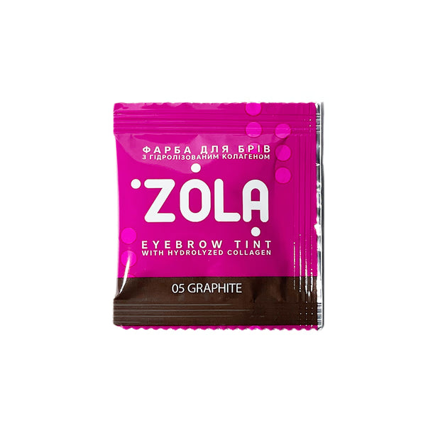 ZOLA - Eyebrow Tint With Collagen 05 Graphite, 5ml and 15ml