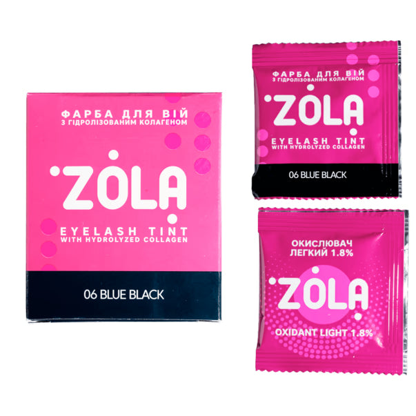 ZOLA - Eyelash Tint With Collagen 06 Blue-Black, 5ml and 15ml